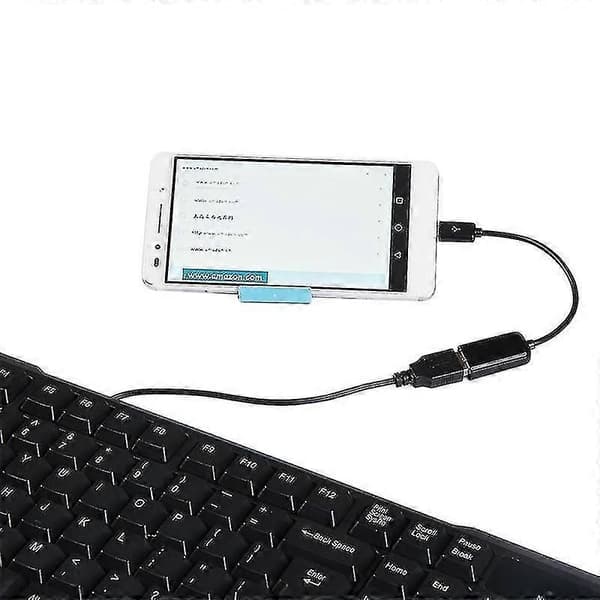 OTG Adapter Micro USB-kablar OTG USB-kabel Micro USB till USB Kompatibel med-WELLNGS A03
