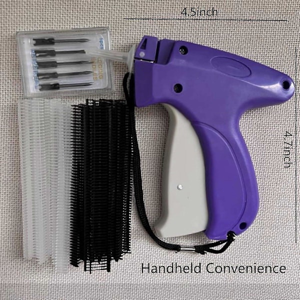 Hurtig Tøjfikser, Stitchy Micro Stitch Pistol, Micro Stitch Pistol til Tøj, Quilt Hæftepistol, Mærkepistol til Tøj, Håndholdt Syning - WELLNGS Red