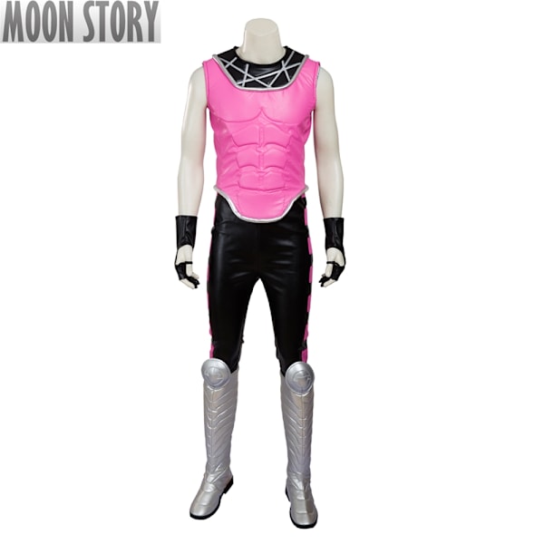 Film X-Men Origins Gambit Cosplay Kostyme Voksen Menn Remy Etienne LeBeau Halloween Lærjakke Vest Hodeplagg Fullt Sett Tilpasset Størrelse-WELLNGS Custom size Full Set No Shoes