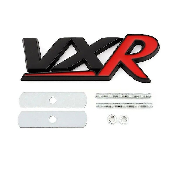 3d Metal Vxr Logo Bogstaver Bil Bagagerum Emblem Badge til Vauxhall Opel Corsa D Astra H J Insignia Zafira Vxr Mærkat Tilbehør-WELLNGS Grill Black Red