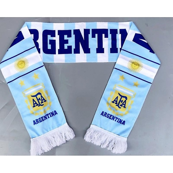 VM Fodboldkamp Halstørklæde Nationalflag Bar Klub Fan Gave Fans VM Argentina-WELLNGS 1Pcs