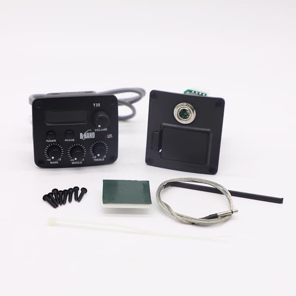 Akustisk Gitarr Pickup System Kit General B Band T35 3-Band Eq med Stämapparat-WELLNGS