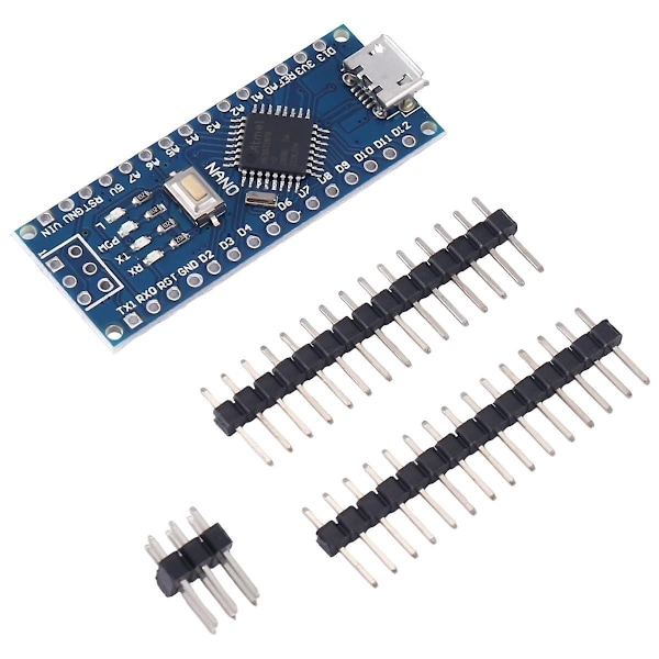 10 stk Nano 3.0 -usb med bootloader kompatibel Nano-kontroller for Ch340-driver 16mhz Atmega328-WELLNGS