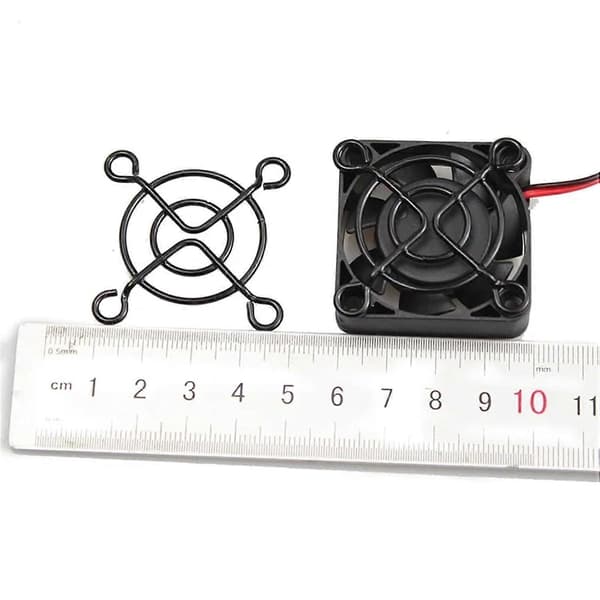 20-pack Svart Metall Stål 40mm 4cm Fläktskydd Finger Skyddsgaller Nät-WELLNGS