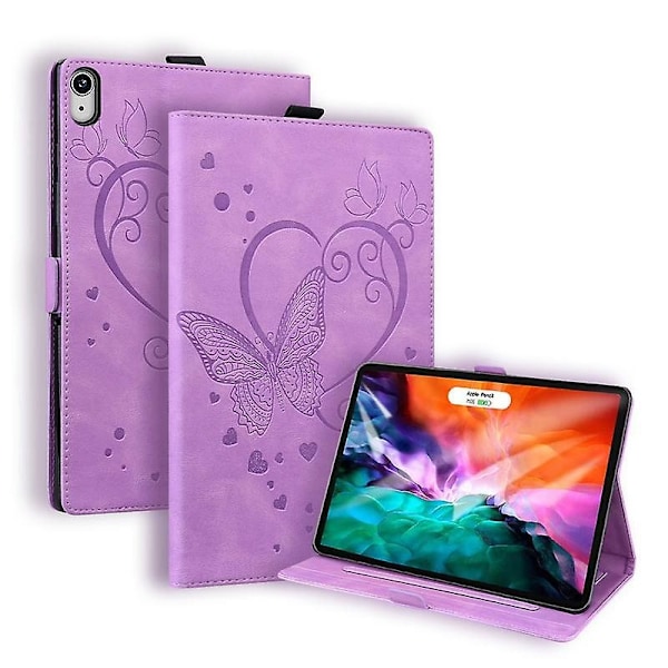 Kompatibel med iPad mini 6:e generationen 83 tum smal design stativfunktion-WELLNGS Purple