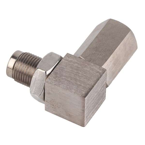 Bil Syresensor Spacer 90 Grader CEL Bung Fix för Check Engine Light M18X1.5 Katalysator - WELLNGS