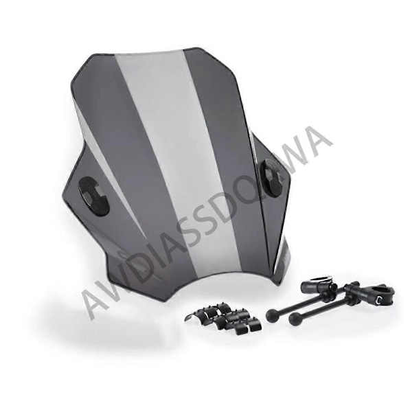 900 RS Motorcykel Justerbar Vindskærm til KAWASAKI Z900RS Z900 RS 2018 2020 2021 - 2022 - WELLNGS Black