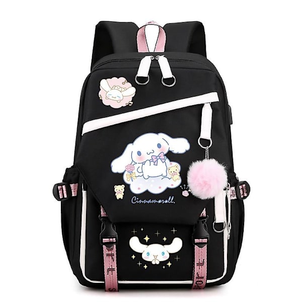 Kuromi Melody Joint Peripheral Backpack Female Japanese Cute Elementary School Students Junior High School Large Capacity School Bag-WELLNGS
