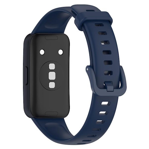 Yhteensopiva Huawei Band 8 silikonirannekkeen kanssa, vedenpitävä pehmeä kellon ranneke - WELLNGS Blue Type M Huawei Band 8