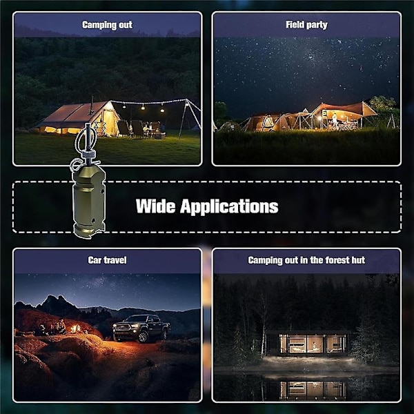 Perimeter Trip Wire Alarm Device 12 Gauge Accessories med 22 Option Early Warning Security System för Camping Security-WELLNGS