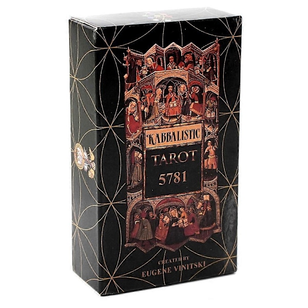 Circle of Life Tarot Fortune Telling Oracle Cards Tapet Familie Fest Uformell Brettspill med PDF Guide - WELLNGS Kabbalistic Tarot