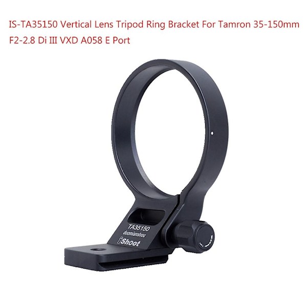 Tripod Mount Ring Objektiv IS-TA35150 til 35-150mm F2-2.8 Di III VXD A058 E Port Kamera Hurtigudløsning-WELLNGS