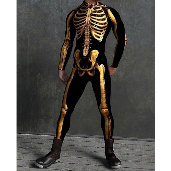 Robotdräkt för Män, Alien Dräkt för Män, Festivaldräkter för Män, Rave Dräkt för Män, Festival Body - WELLNGS VV018 Adult 3XL