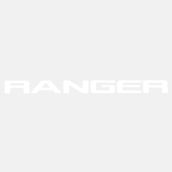 För Ford Ranger 2015-2021 Grill Top Logo Brev Ranger T7 T8 3d Emblem Storlek Abs Klistermärke Med Lim Krom Styling-WELLNGS
