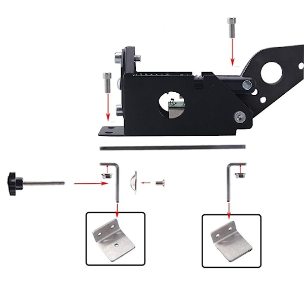 Sim USB Håndbremse til spil G25/27/29 T500 Fanatecosw Dirt Sort -02- Sort-WELLNGS