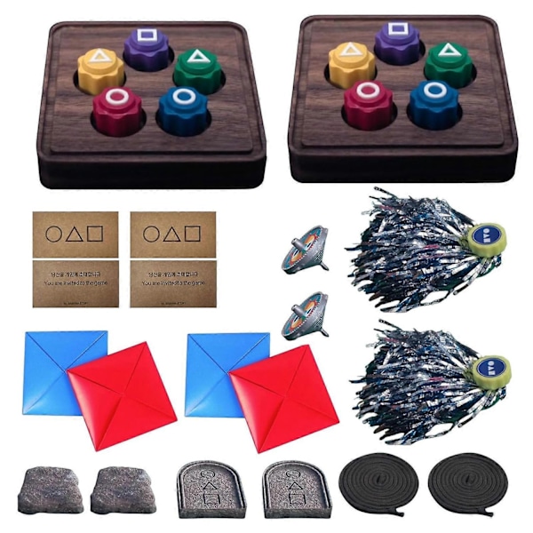 Squids Koreansk Folkspelsset, Koreansk Traditionellt Spel-WELLNGS D,2pcs