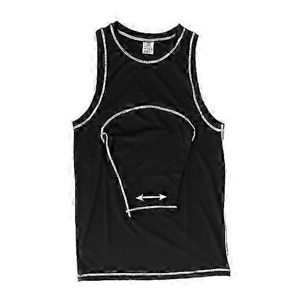 Golf Swing Treningshjelp Skjorte Pustende Arm Holdningskorrigerer Menn Kvinner Golf Swing Øvelsesvest Golftilbehør Nybegynner-WELLNGS black L