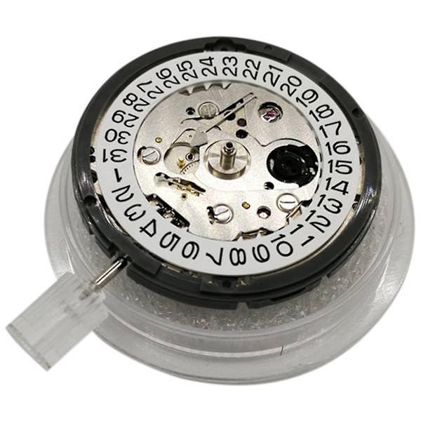NH35 Rörelse Dag Datum Set Hög Noggrannhet Automatisk Mekanisk Armbandsur med Rörelse Ur Stål - WELLNGS
