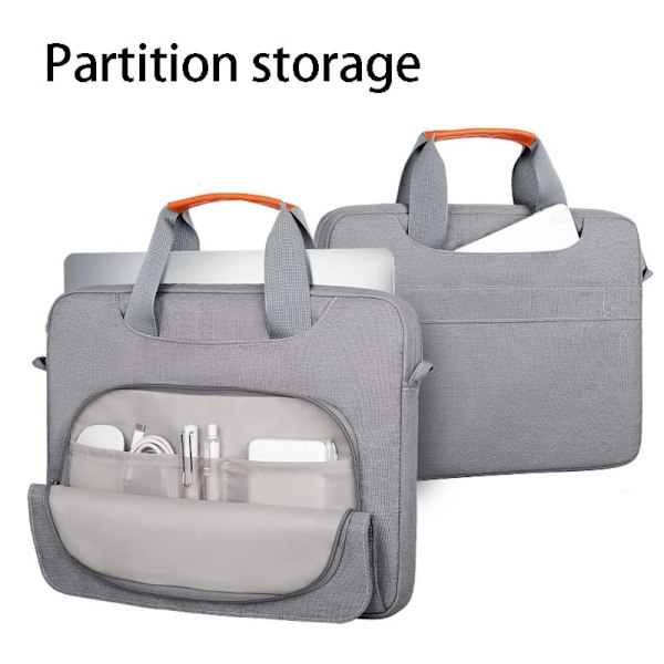Kannettavan tietokoneen laukku harmaa 15,6 tuumaa 15,6 tuumaa - WELLNGS grey 15.6inch-15.6inch