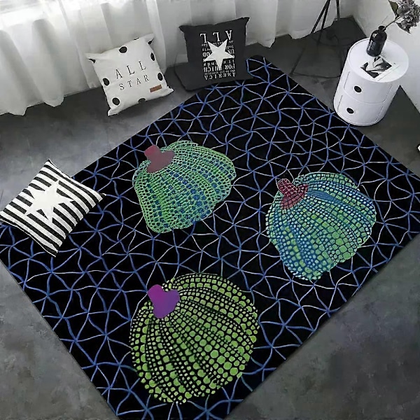 Yayoi Kusama Taide Lattiapäällyste Pohjoismainen Tyyli Koti Ovimatto Kylpyhuone-wc Matot Makuuhuone Hotelli Sisustus Matto-WELLNGS z10 80x160cm