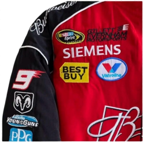 Budweiser Sort F1 Racerjakke - WELLNGS Custom