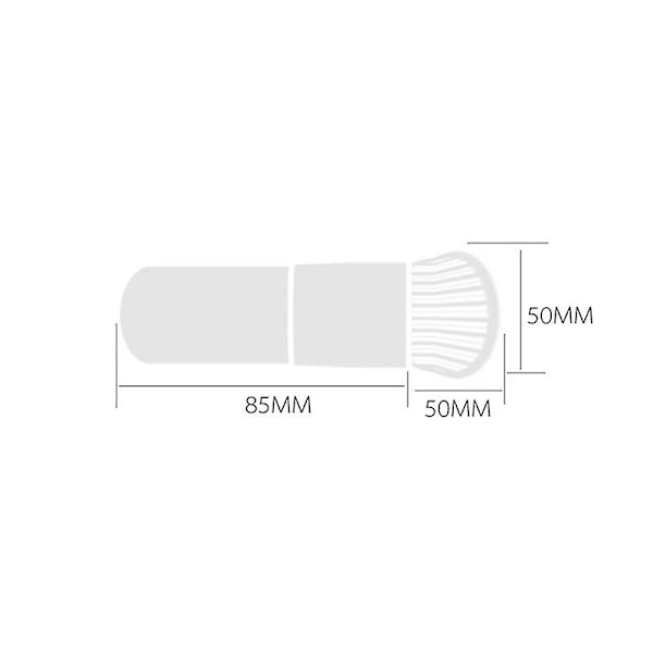 1 stk. Stor Størrelse Makeup Børster Foundation Pudder Ansigt Blush Børste Blød Ansigt Børste-WELLNGS Black