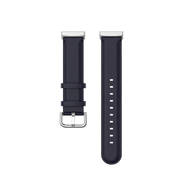 Läderarmband för Fitbit Versa 3 / Sense-WELLNGS Navy Blue