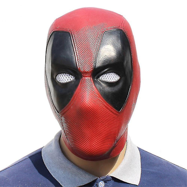 Halloween Mask Party Dance Mask Deadpool Latex Costume Props-WELLNGS