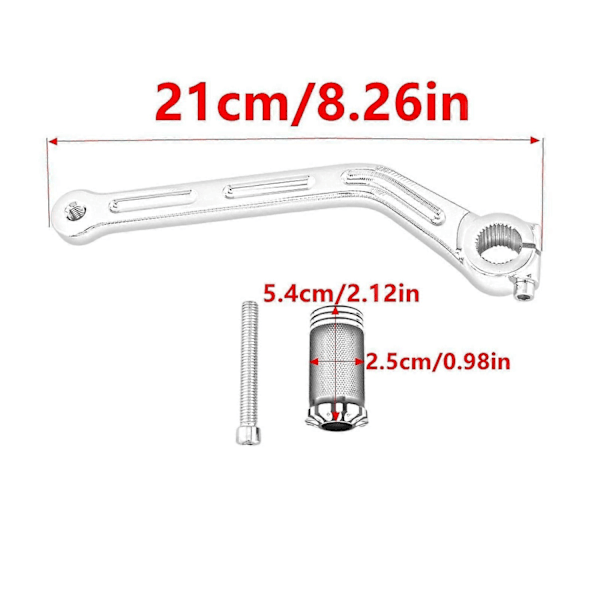 Växelspak Stång Växelpedal Ersättning för Yamaha Vmax 1200 1985-2007-WELLNGS Style E