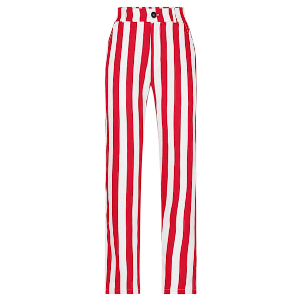 Herre Stribede Personlige Bukser Lommeknap Dragt Bukser Leggings Casual Bukser-WELLNGS Red M