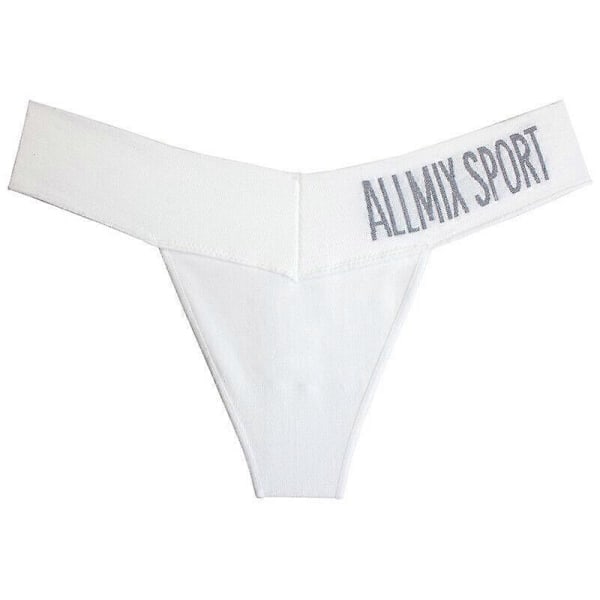 Sexig Trosor Seamless Sporttrosor Tanga Seamless - WELLNGS white M