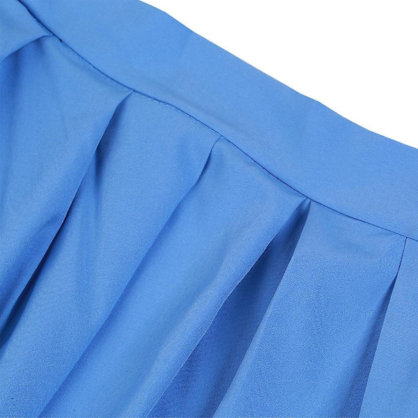 Fashion Anime med en maid-kostym söt cosplay rollspel klänning-WELLNGS Blue L