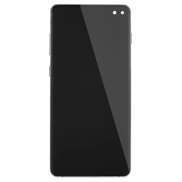 til Samsung Galaxy S10 Plus G975 LCD Skærm og Digitizer Samling + Ramme Udskiftningsdel - WELLNGS Style A