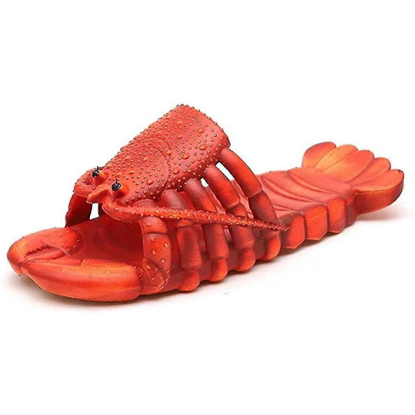 Unisex hummeriltossut, hummeri-sandaalit, eläin tossut, eläin kala tossut, hummeriltossut - WELLNGS RED 40-41