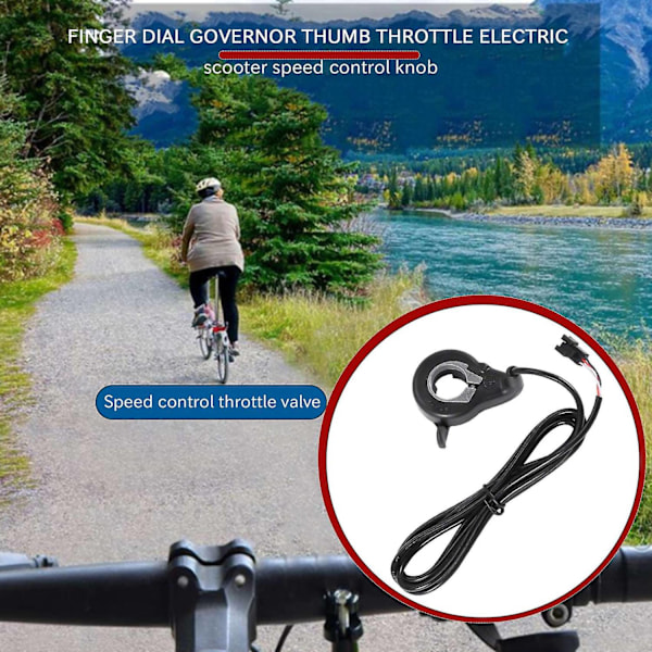 EBike Elcykel Tommelgas, FT-21X Fingergas Accelerator, Hastighedsstyring til Ebike-WELLNGS 0 0