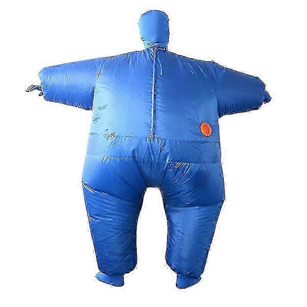 Uppblåsbar Helkroppsdräkt Kostym Vuxen Rolig Rollspel Kläder Fest Leksak Present - WELLNGS Blue