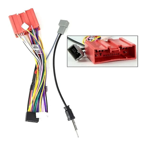 For Mazda 5 Mazda 5 2 CR 2005 - 2010 Bilradio Dashbord Panel Ramme Strømkabel - WELLNGS