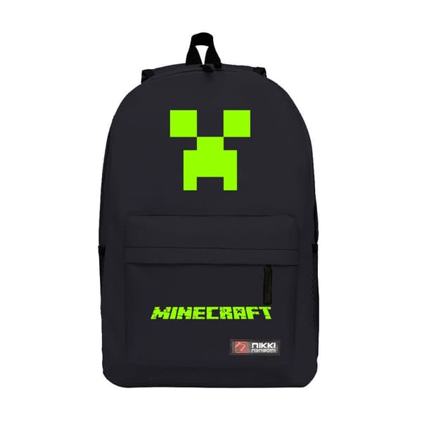 Minecraft lasten reppu/matkareppu (musta)