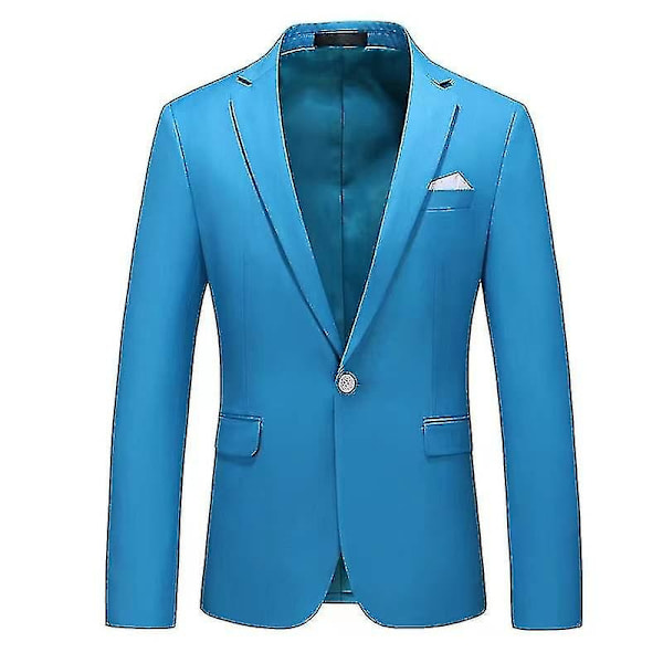 Moderne herreblazer til forretning og fritid - WELLNGS blue XL