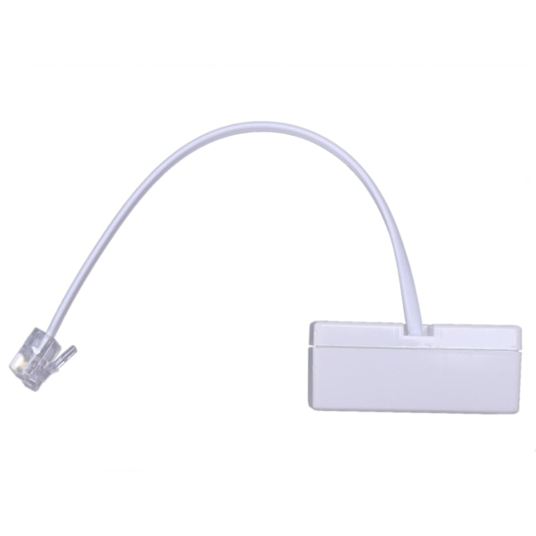 RJ11-plugg til dobbel britisk BT-kontakt adapter - WELLNGS