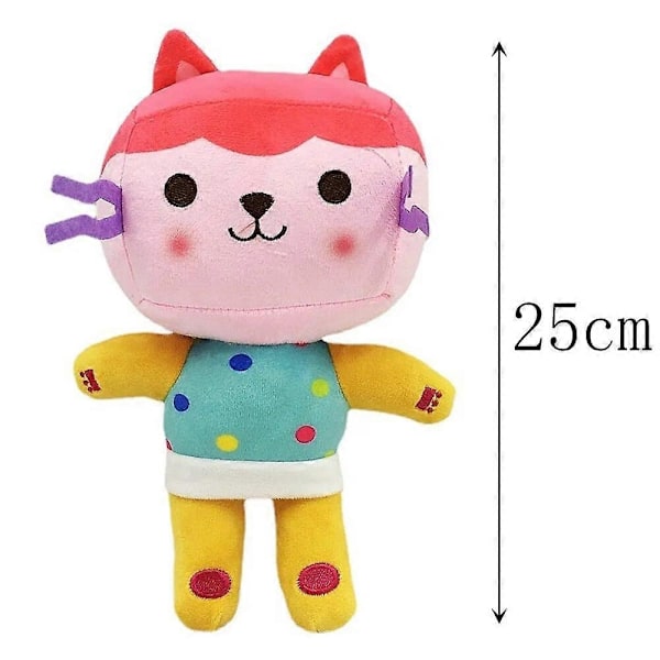 Senaste 10 Gabby's Dollhouse Plyschleksaker Mercat Tecknad Gosedjur Sjöjungfru Katt Plyschleksak Docka Barn Födelsedag Julklapp-WELLNGS 1