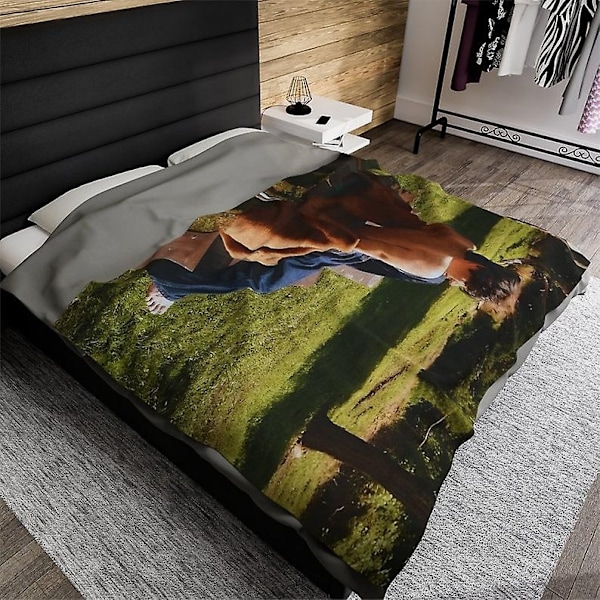 Taehyung paita ilman paitaa 2023 valokuvapeitto, BTS V Kim Taehyung peitto, BTS Merch, lahja armeijalle, mukautettu lahja, henkilökohtainen lahja-WVNY93-WELLNGS 80x60in 200x150cm