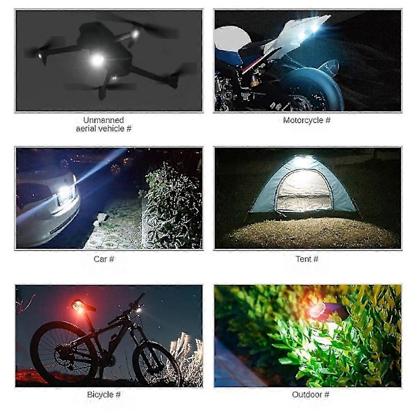 Pursuit Underglow X Pvrsvit Bil Lys Trådløse Led Blinklys Lager-WELLNGS 1 Lamp and remote control