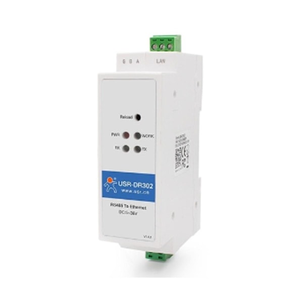 -DR302 Din Rail Seriell RS485 til Ethernet TCP IP Server Modul Ethernet Konverter Modbus RTU til Modb-WELLNGS