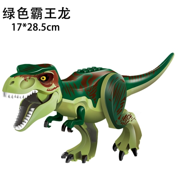 Dinosauriefigurer, Indominus T Rex-block, stort dinosaurieblock, födelsedagsfest för barn-WELLNGS C