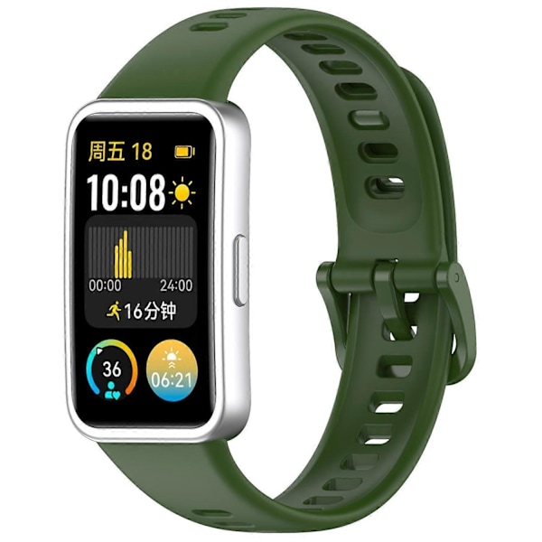 for Huawei Band 8/8 NFC/9/9 NFC Glanset Silikon Klokkereim Erstatning Klokkebånd-WELLNGS Style N