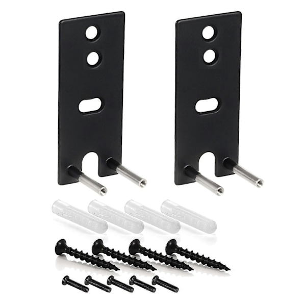 Steel Black Wall Mount Brackets Replacement for OmniJewel 650 & Surround Speakers 700-WELLNGS