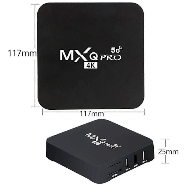 För Android TV Box, 4K HDR Streaming Media Player, Core Smart TV Box-WELLNGS