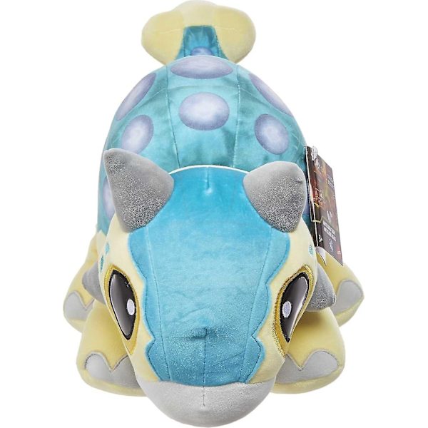 Jurassic World Feature Plush Ankylosaurus Bumpy Baby Dinosaur Leke med brølelyd og slappe ben; Camp Cretaceous Myk dukke til lek eller sovevenn, Gave til