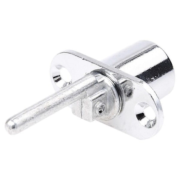 19 mm sylinterinkannen halkaisija hopeanvärinen metallinen vetolaatikon lukko 2 avaimella - WELLNGS